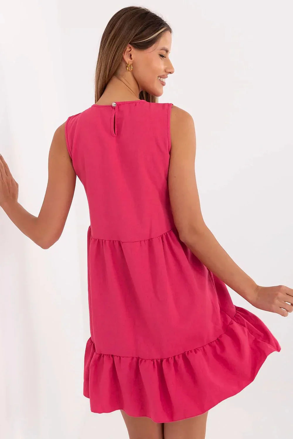 Women's Mini Day Dress – Relaxed With Sleeveless