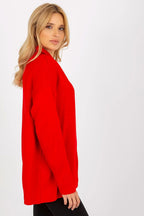 Women's Minimalist Solid V-Neck Pullover Sweater