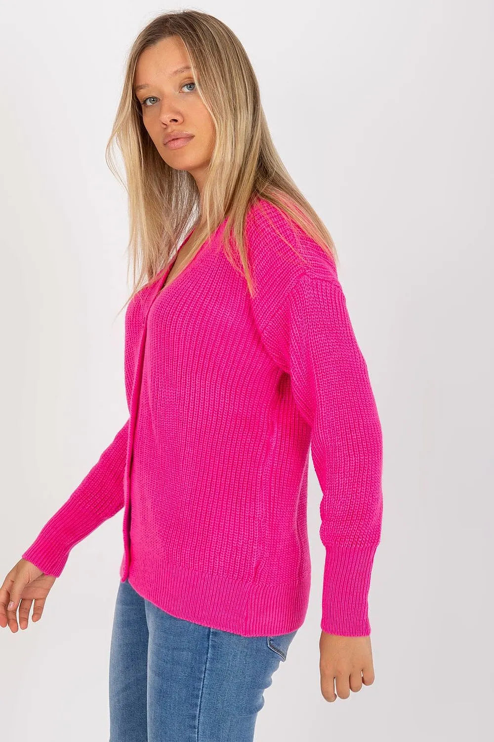 Women's Oversized V Neck Cardigan Sweater