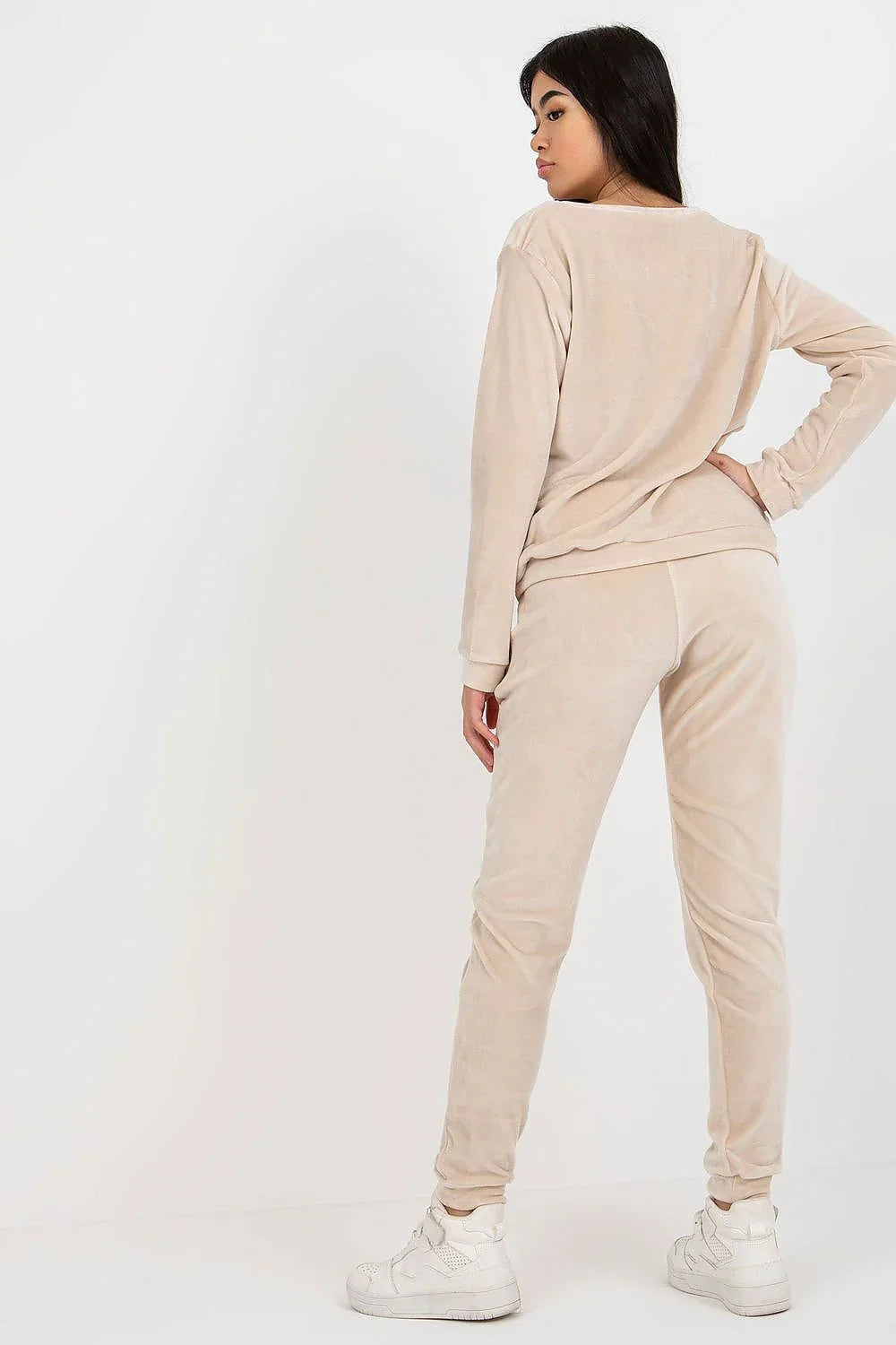 Women’s Soft Touch Blouse and Straight Leg Pants Set