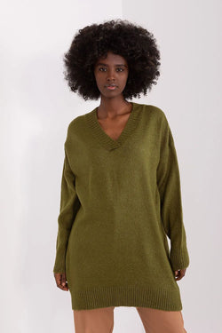Women's Solid Longline Pullover Sweater - Guocali