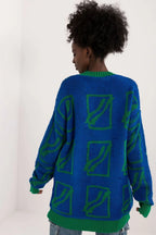 Women's Solid V Neck Pullover Sweater