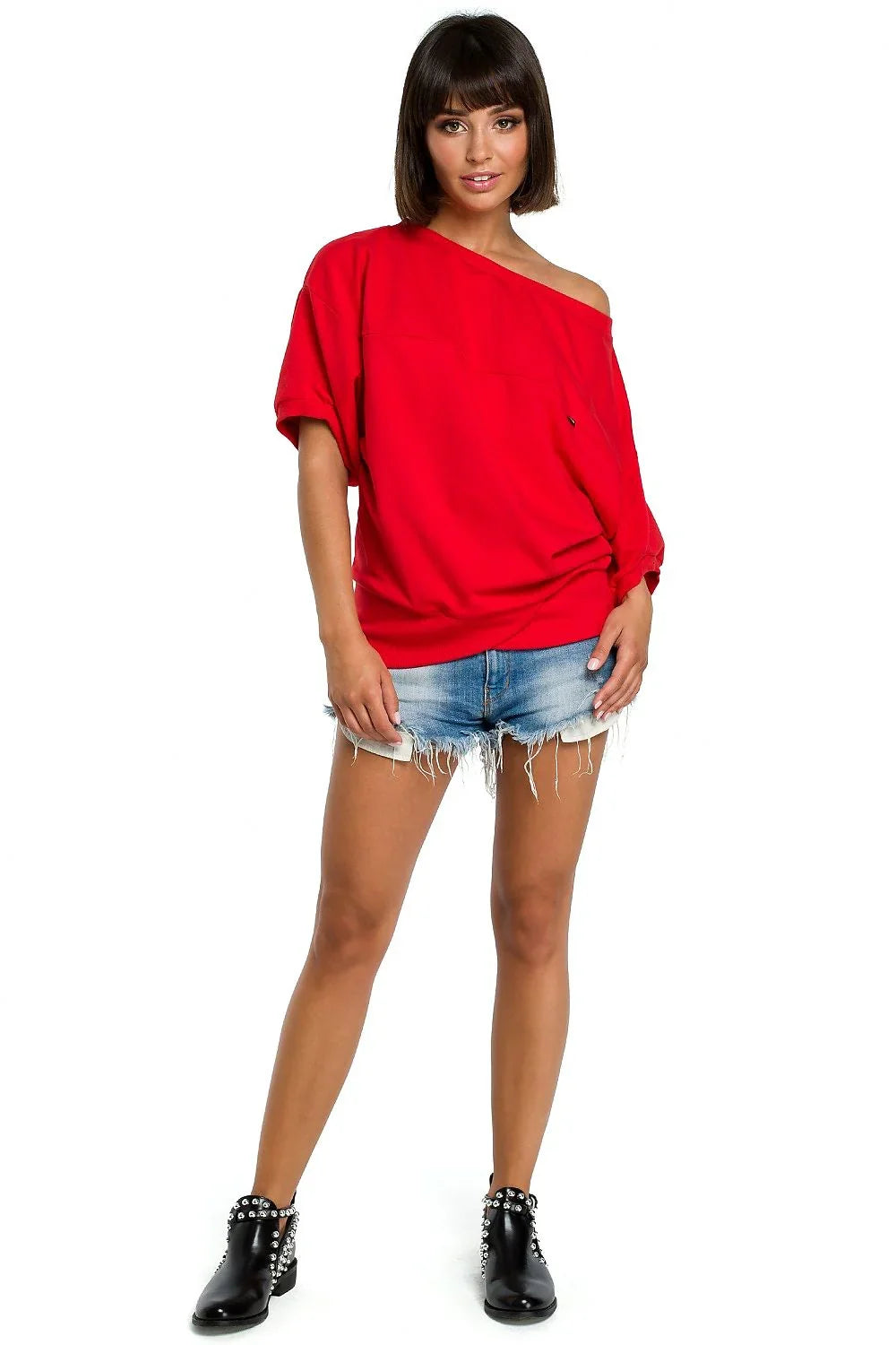 Women's Sweatshirt - Crew-Neck With Oversized Fit