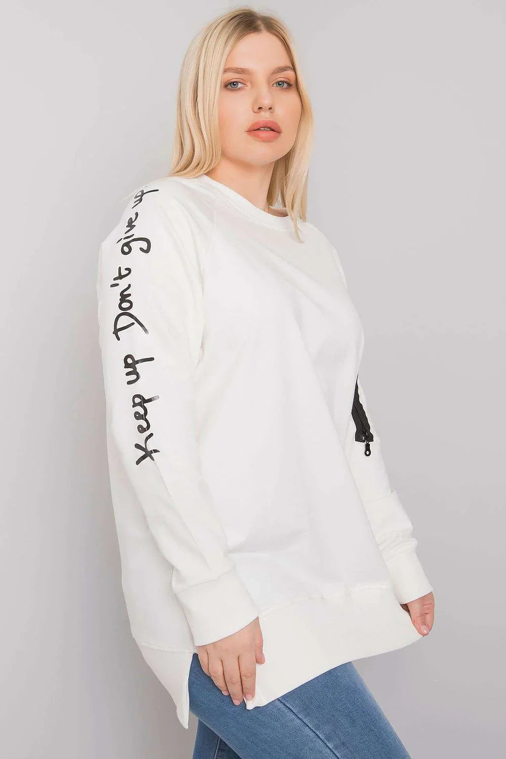 Women's Sweatshirt - Crew-Neck With Oversized Fit