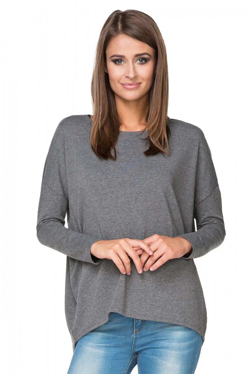 Women's Sweatshirt - Crew-Neck With Oversized Fit