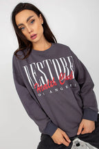 Women's Sweatshirt - Crew-Neck With Regular Fit