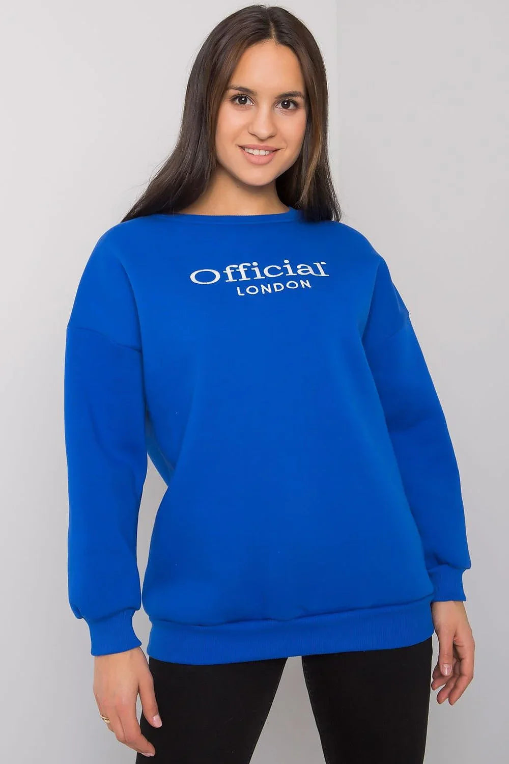 Women's Sweatshirt - Crew-Neck With Relaxed Fit