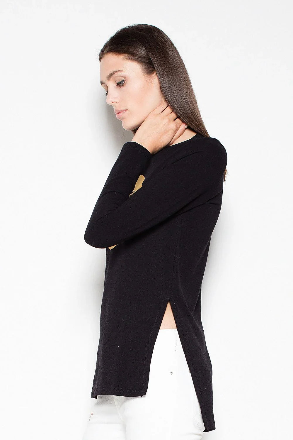 Women's Sweatshirt - Crew-Neck With Slim Fit