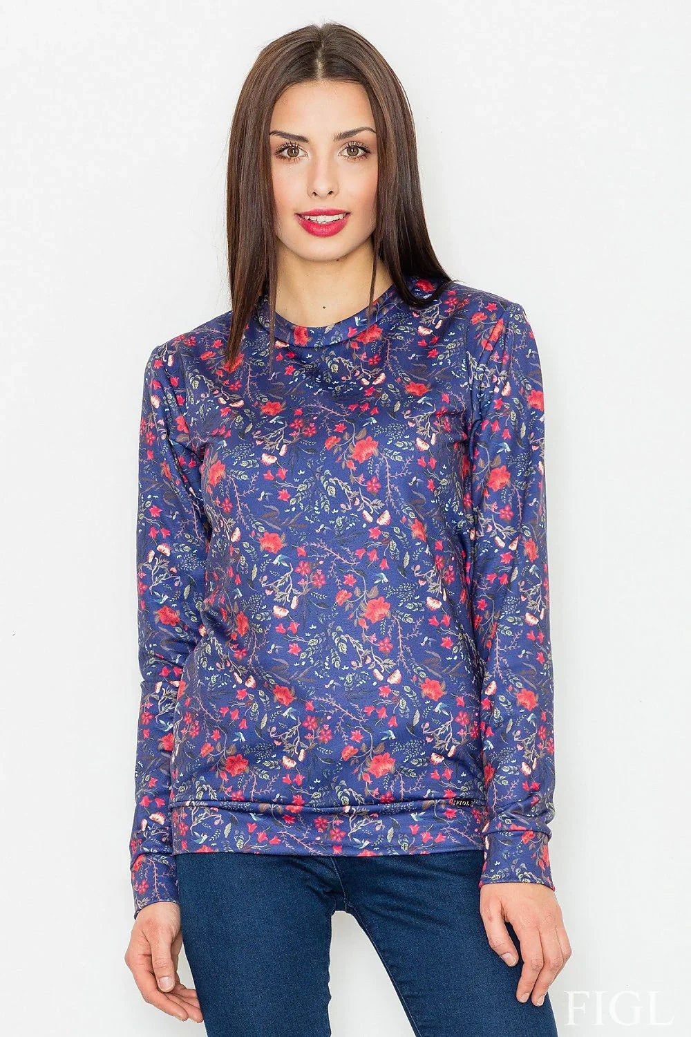 Women's Sweatshirt - Crew-neck With Regular Fit