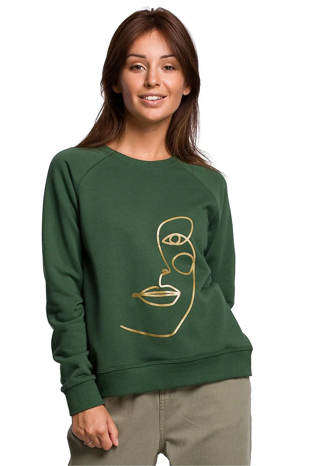 Women's Sweatshirt - Crew-neck With Regular Fit