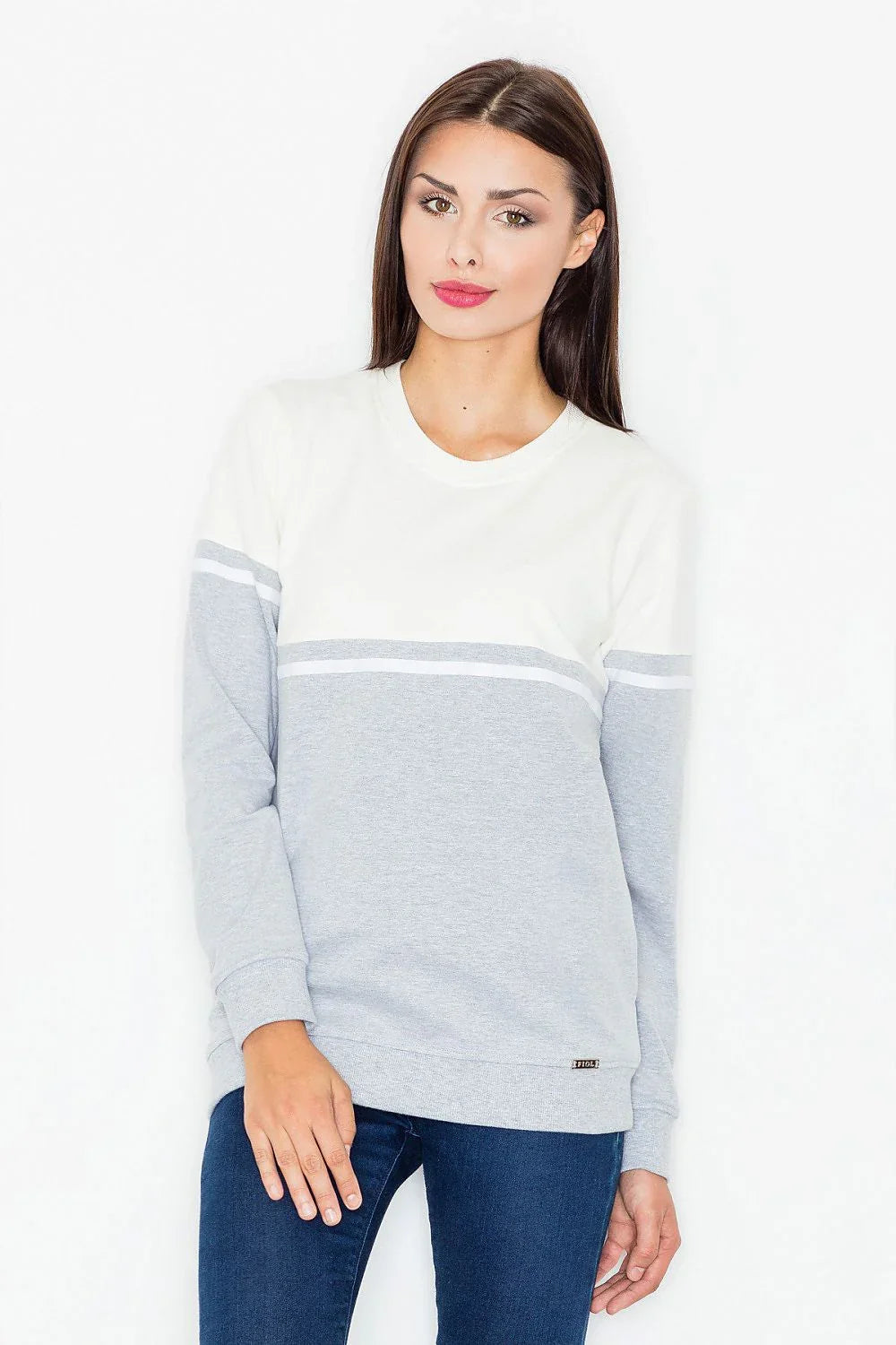 Women's Sweatshirt - Crew-neck With Regular Fit