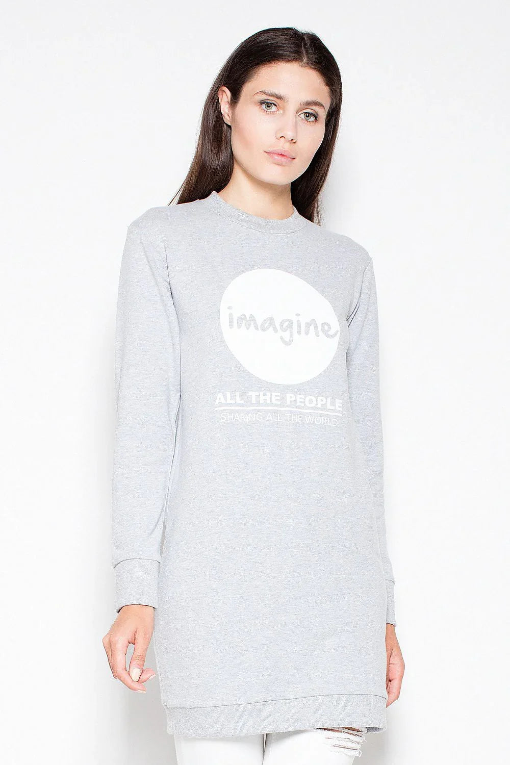 Women's Sweatshirt - Crew-neck With Regular Fit