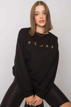 Women's Sweatshirt - Crew-neck With Relaxed Fit