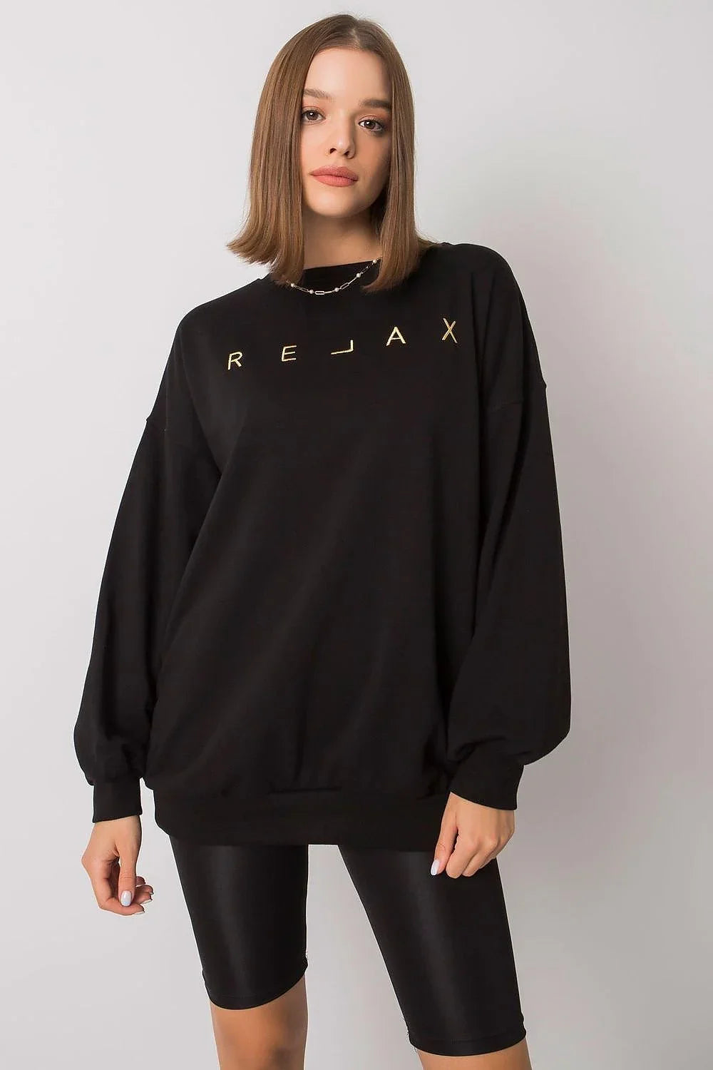 Women's Sweatshirt - Crew-neck With Relaxed Fit