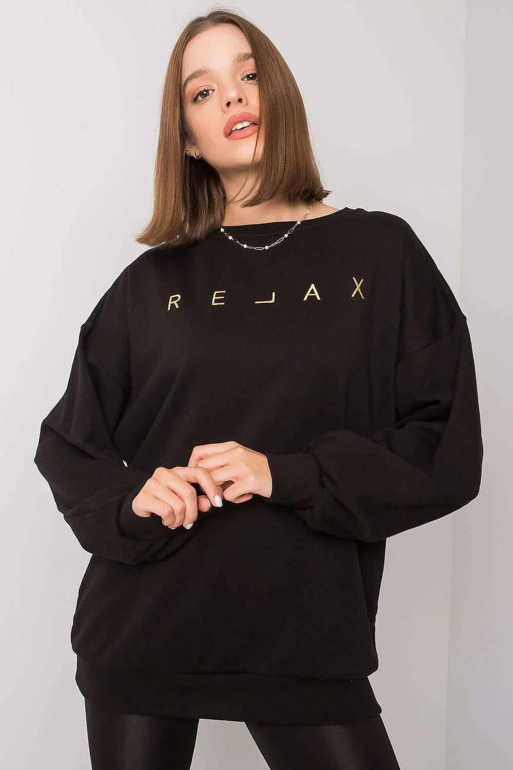 Women's Sweatshirt - Crew-neck With Relaxed Fit