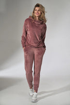 Women's Sweatshirt - Mock-Neck With Relaxed Fit