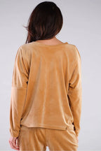 Women's Sweatshirt - V-Neck With Relaxed Fit