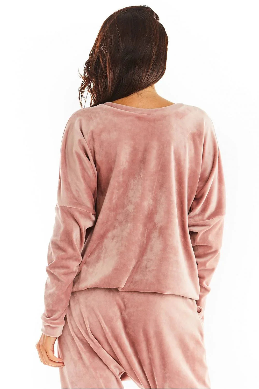 Women's Sweatshirt - V-Neck With Relaxed Fit
