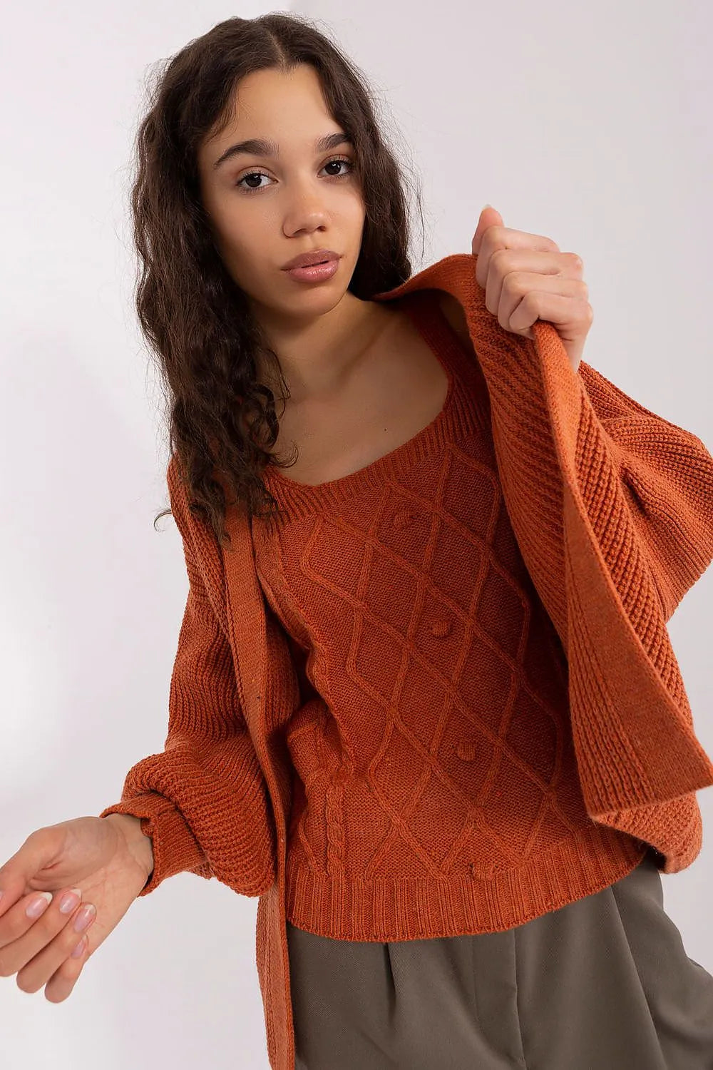 Women's Wool Blend Cardigan Sweater