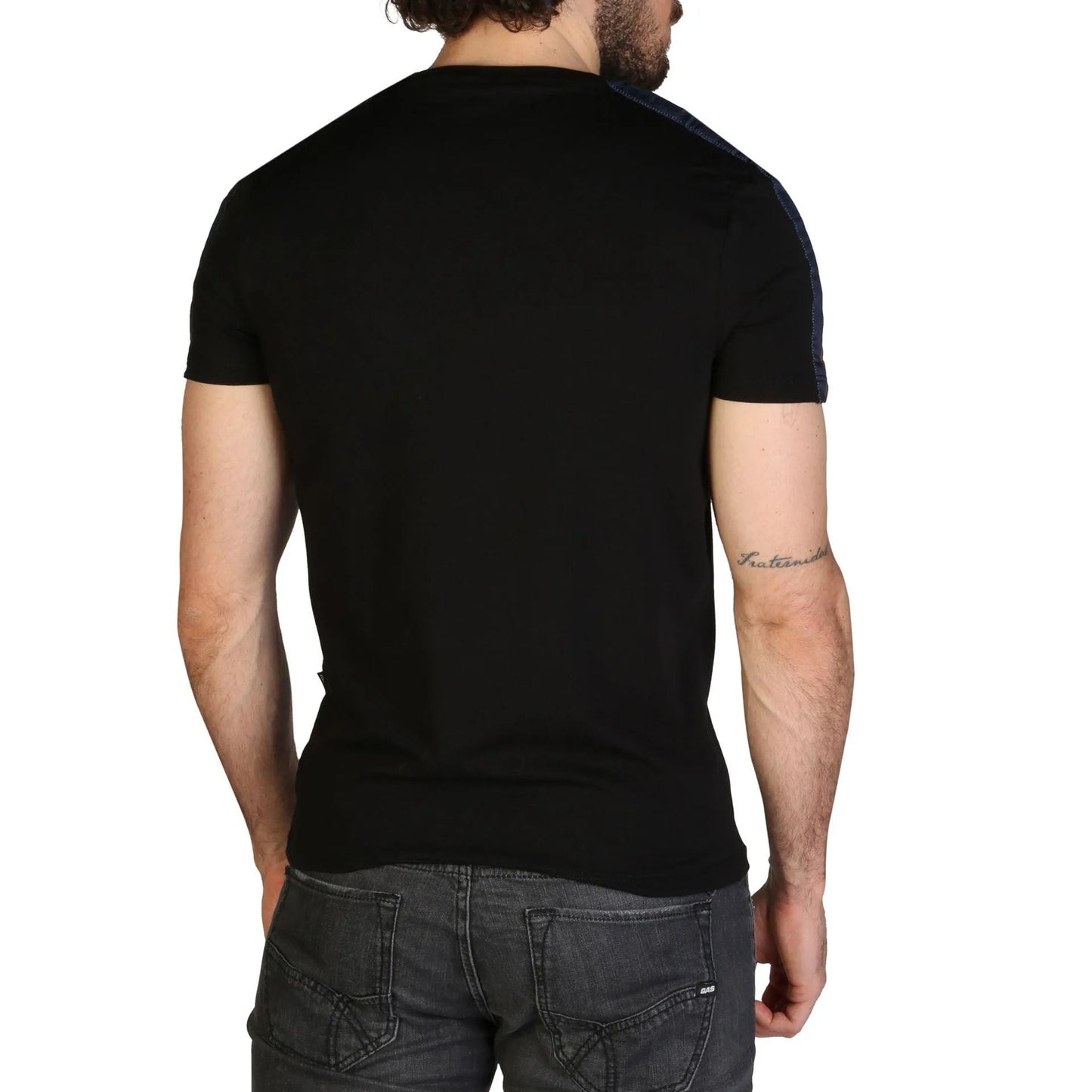 Aquascutum Men T-shirts - Black Brand T-shirts - T-Shirt - Guocali