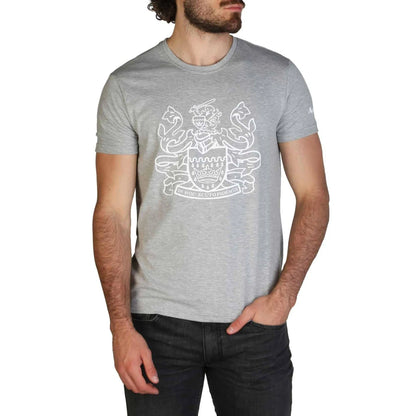 Aquascutum Men T-shirts - Grey Brand T-shirts - T-Shirt - Guocali