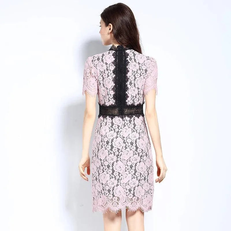 Asymmetrical Elegant Patchwork Party Dress - Party Dress - Guocali