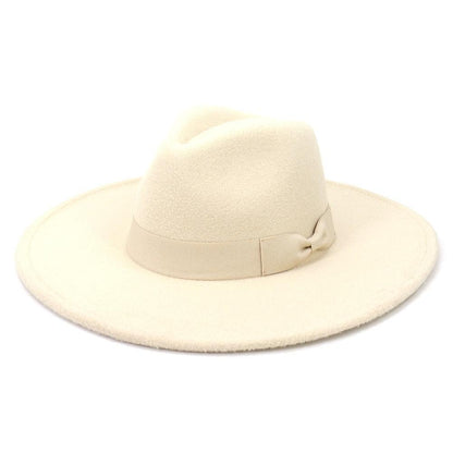 Big Wide Retro Fedora Hat - Fedora Hat - Guocali