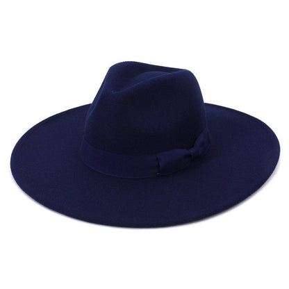 Big Wide Retro Fedora Hat - Fedora Hat - Guocali