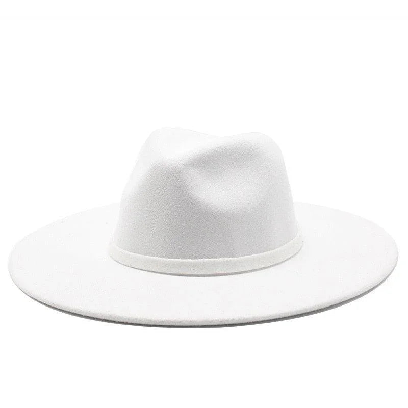 White British style fedora hat with wide brim, luxury accessory by GUOCALI Paris