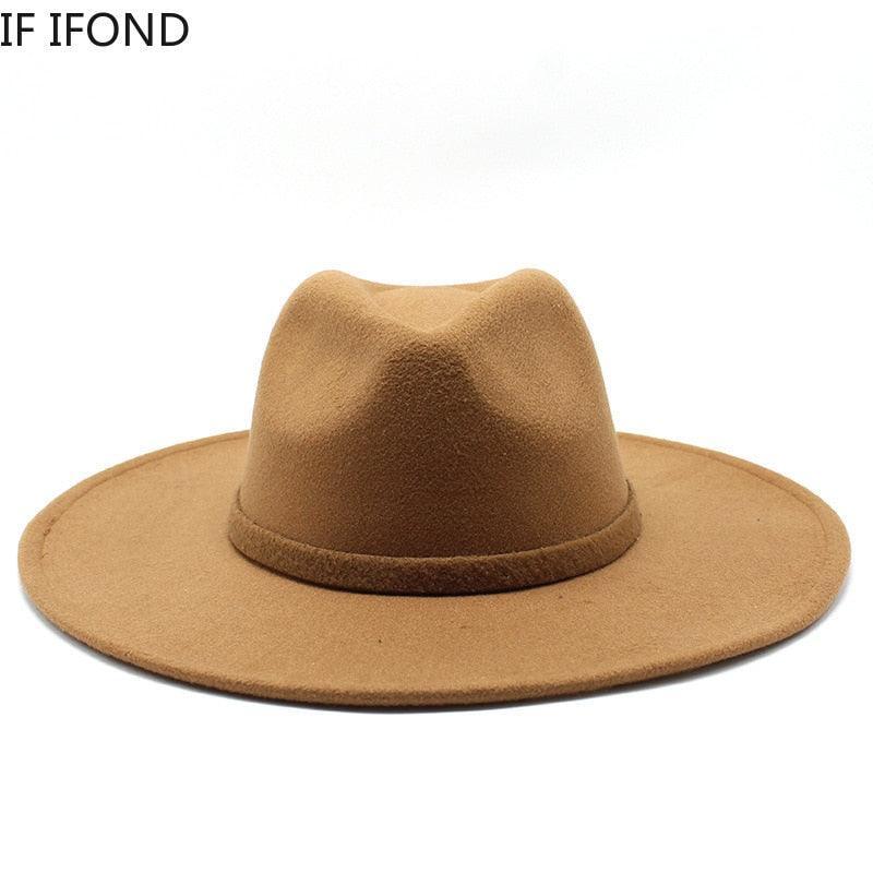 British Style Fedora Hat - Fedora Hat - Guocali