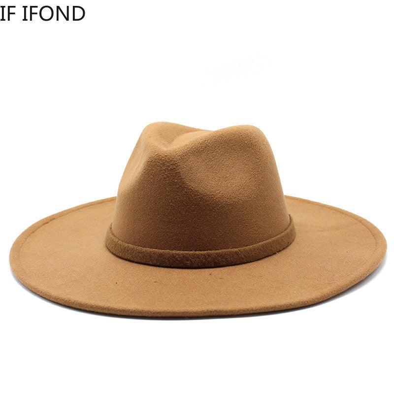 British Style Fedora Hat - Fedora Hat - Guocali