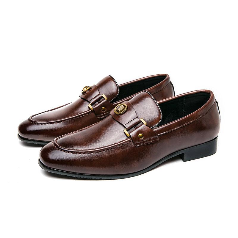 Brown Formal Men Loafers - Men Shoes - Loafer Shoes - Guocali