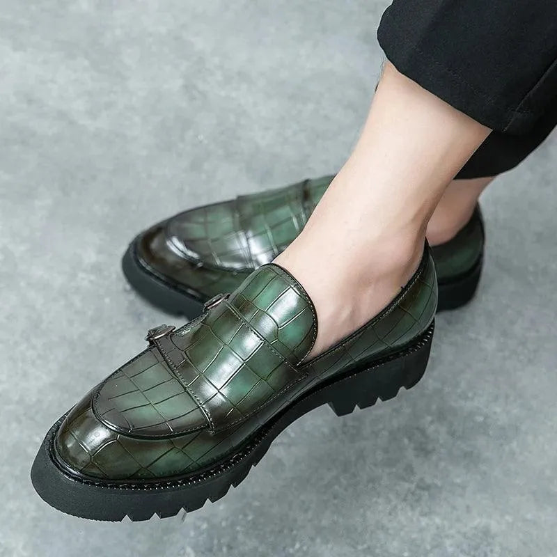 Casual Double Monk Strap Shoes