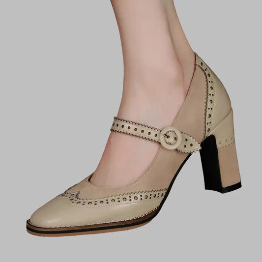 Casual Fretwork Pumps for Women - Pumps Shoes - Guocali