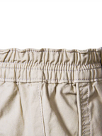 Casual Men Chinos – Mid-Rise Button Closure -Guocali