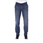 Casual Men Jeans – Mid Rise Zipper Front -Guocali
