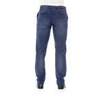 Casual Men Jeans – Mid Rise Zipper Front -Guocali