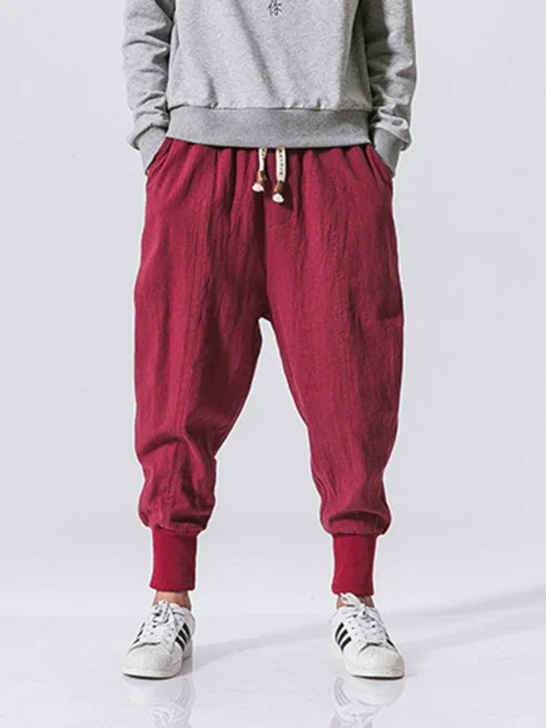 Casual Men's Joggers – Mid Rise Breathable Comfort -Guocali