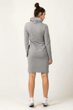 Casual Turtleneck Long Sleeves Day Dress