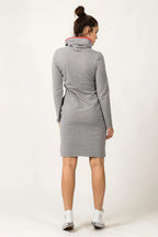 Casual Turtleneck Long Sleeves Day Dress