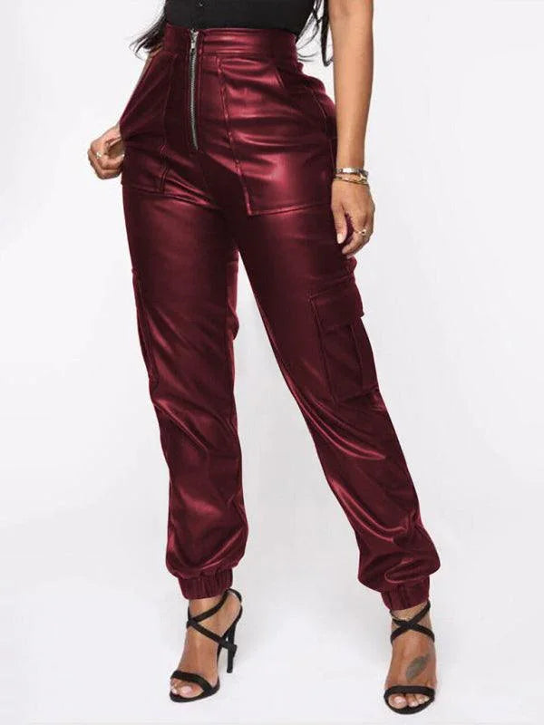 Chic Women's Cargo Pants – High-Waist Stretchable Fit -Guocali
