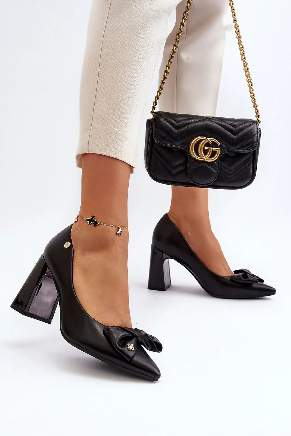  Block heel pumps model 193389 Step in style 