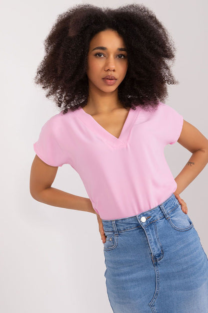 Women's Casual Blouse - Solid Hip Length
