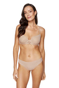 Molded Bra Beige Underwire Support-Women Bra-GUOCALI