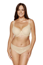 Semi Soft Bra Black Lace Cotton-Women Bra-GUOCALI