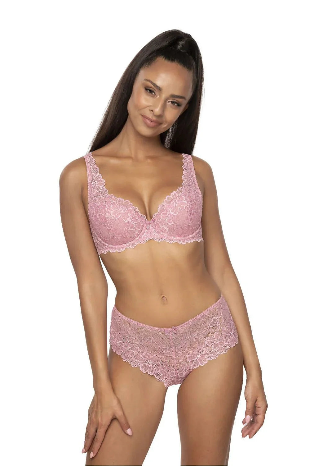 Women Demi Lace Underwire Padded Bra