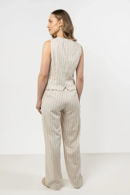 Women Suit Vest - Breathable - Sleeveless Beige