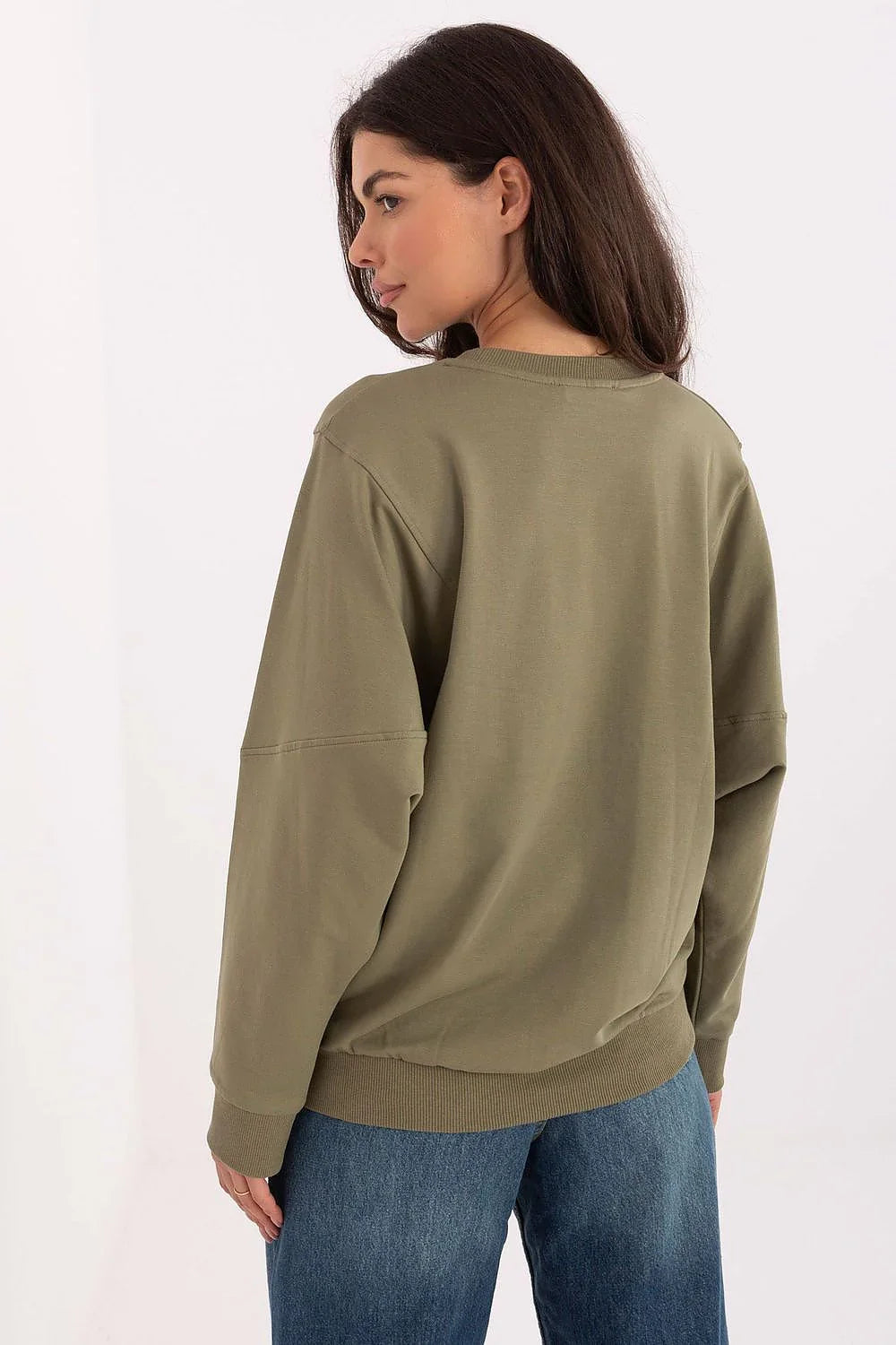Women's Sweatshirt - Crew-Neck With Regular Fit