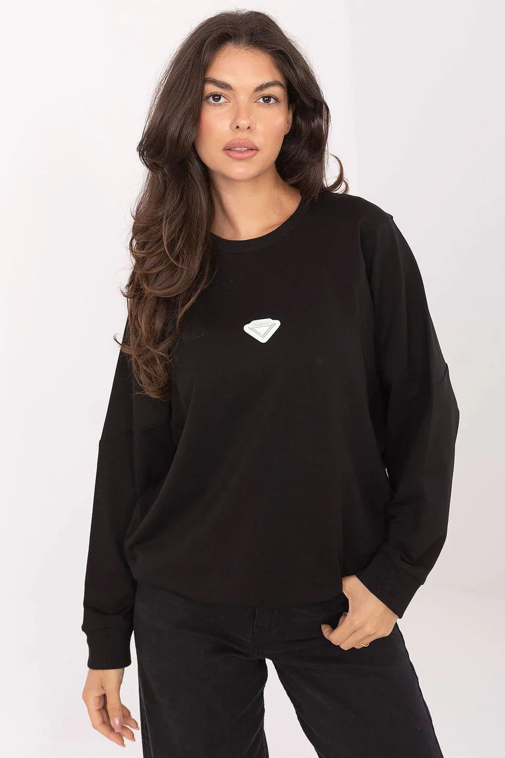 Women's Sweatshirt - Crew-Neck With Regular Fit