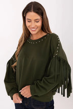 Women's Sweatshirt - Crew-Neck With Regular Fit
